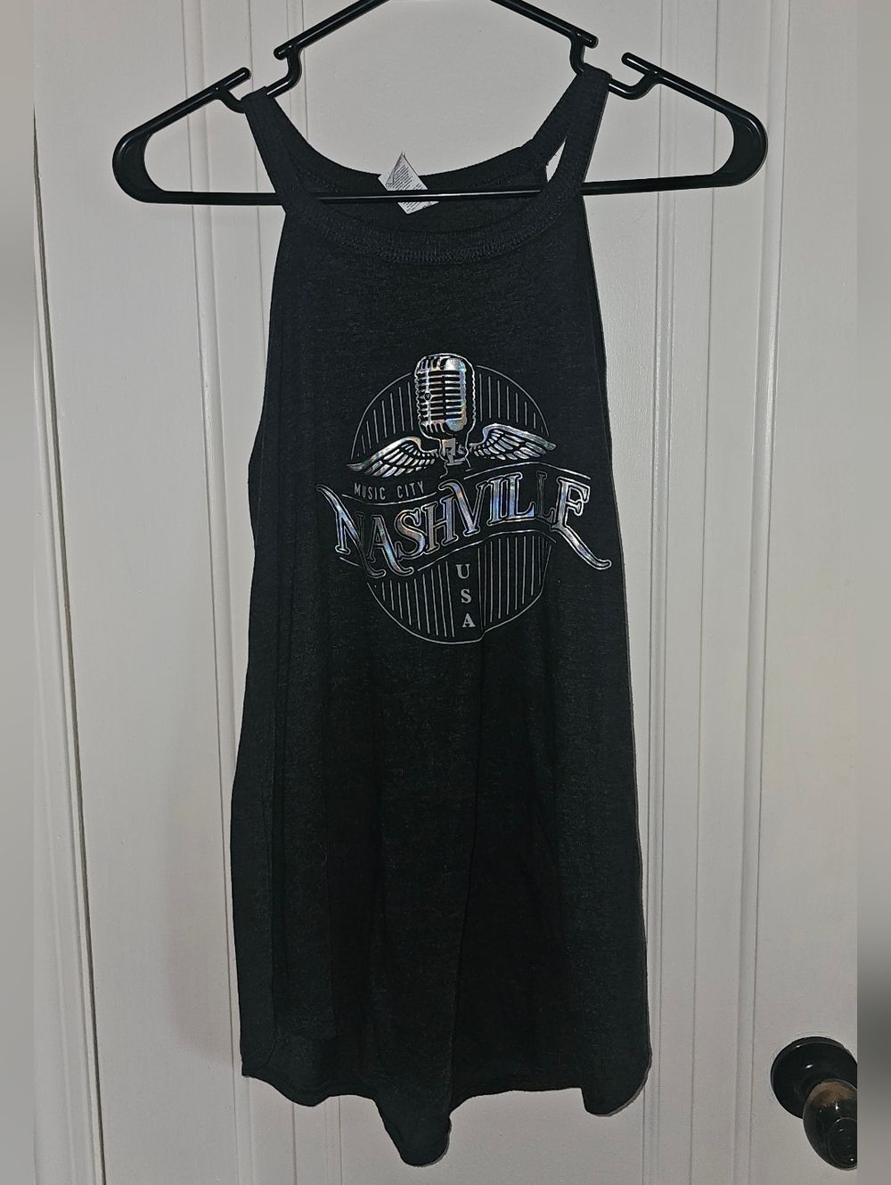 H&M Nashville Music City Graphic Mini Dress